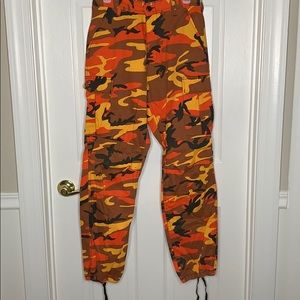 Rothco Orange Camo Cargo Pants